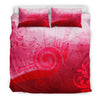 Music Notes Red Bedding Set