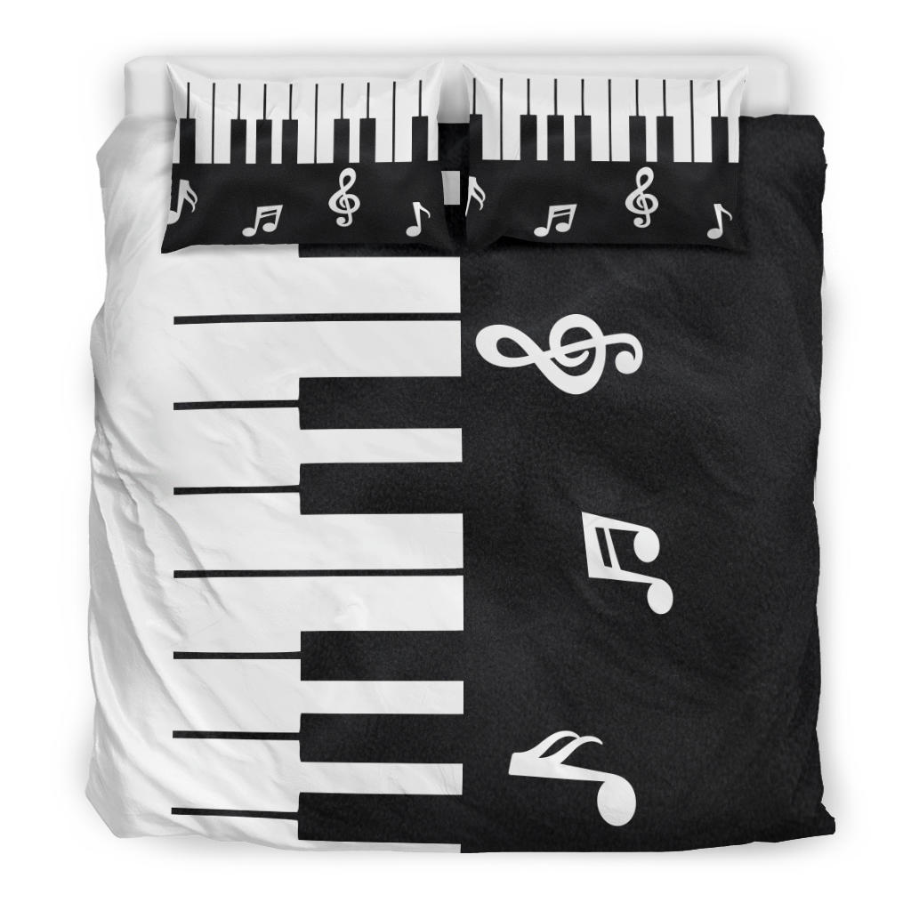 Musical Piano Keys Bedding Set