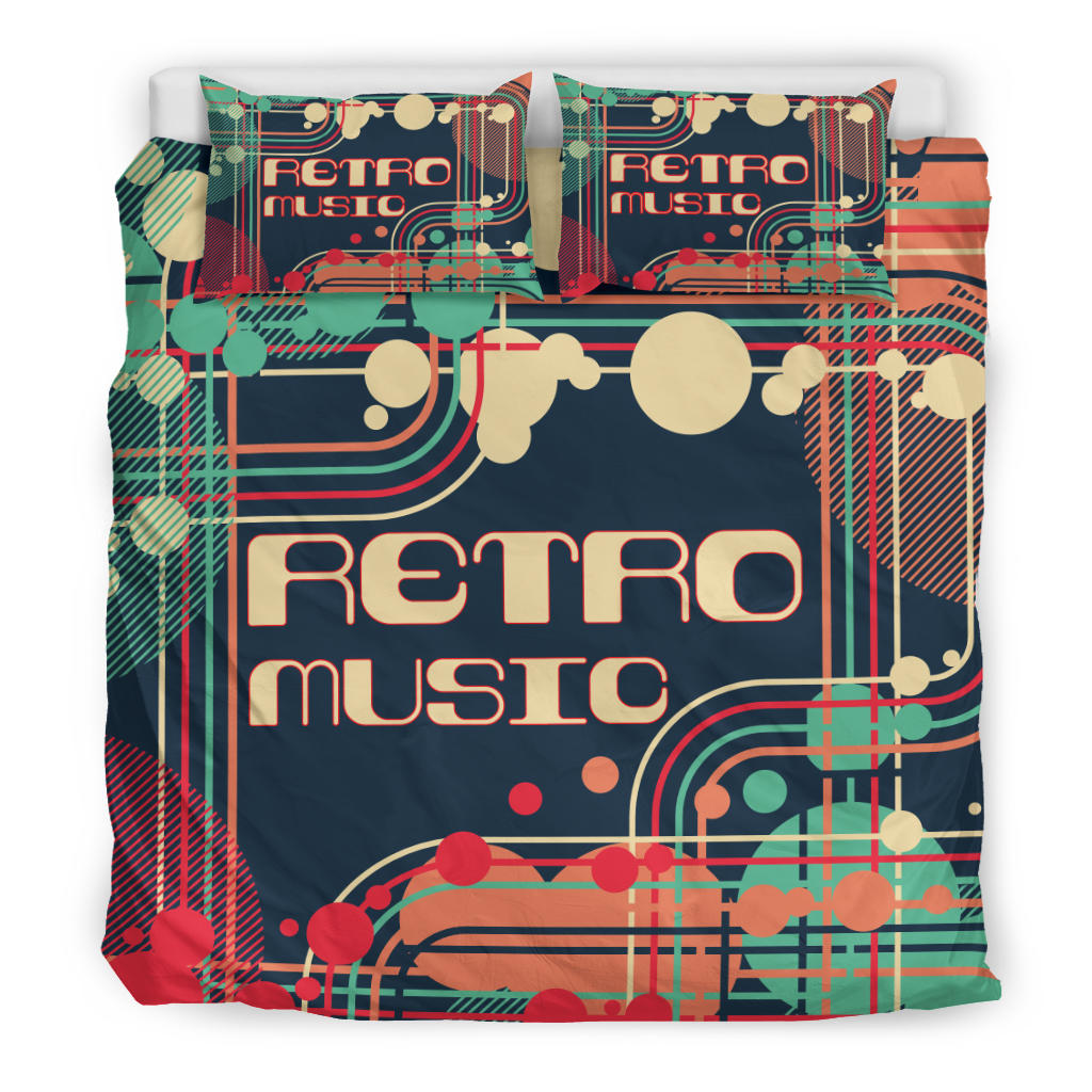 Retro Music Bedding Set