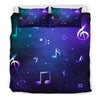 Music Notes Bright Bedding Set