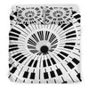 Piano Keys Hole Bedding Set