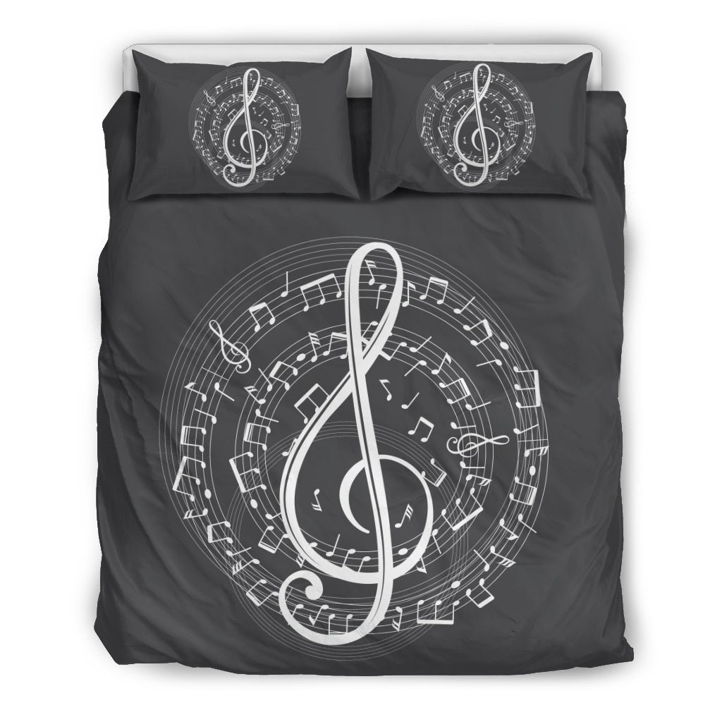 Treble Clef Spiral Score Bedding set