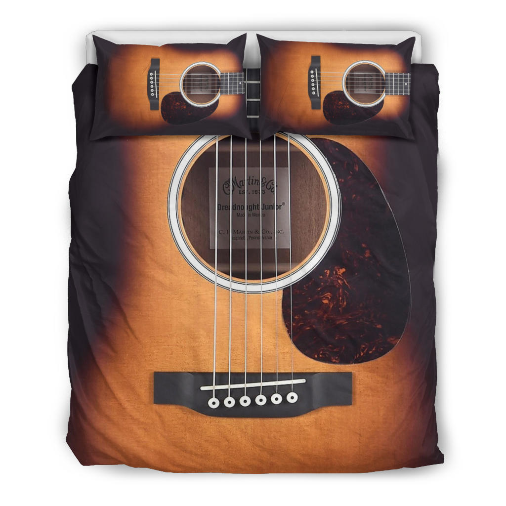 Awesome Wood Guitar Bedding Set