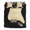 Black Electric Guitar Bedding Set