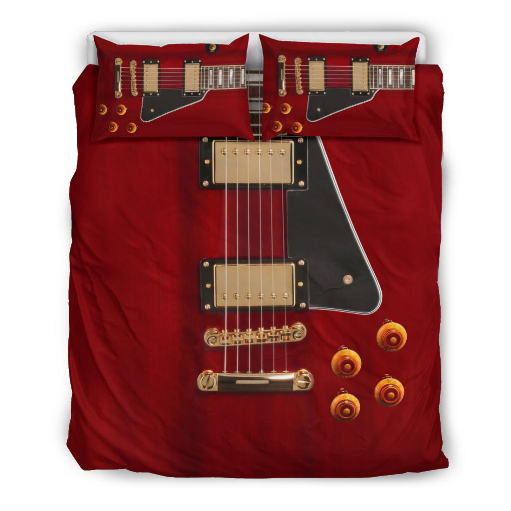 Anniversary Guitar Bedding Set - Bedding Set / AU Queen - { shop_name }} - Review