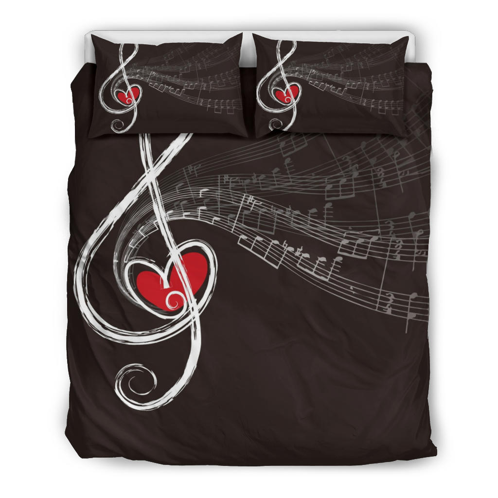 Music Notes Art Bedding Set