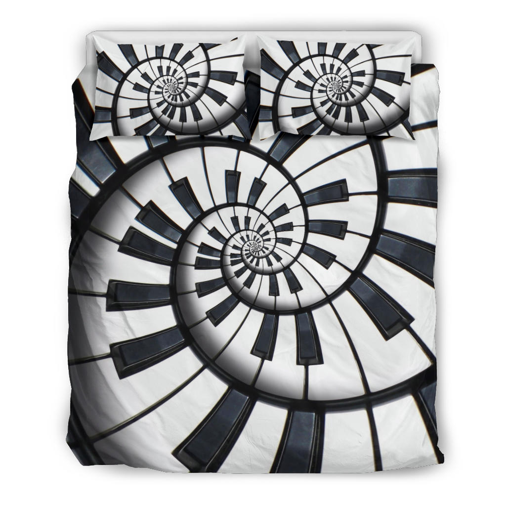 Piano Keys Abstract Bedding Set