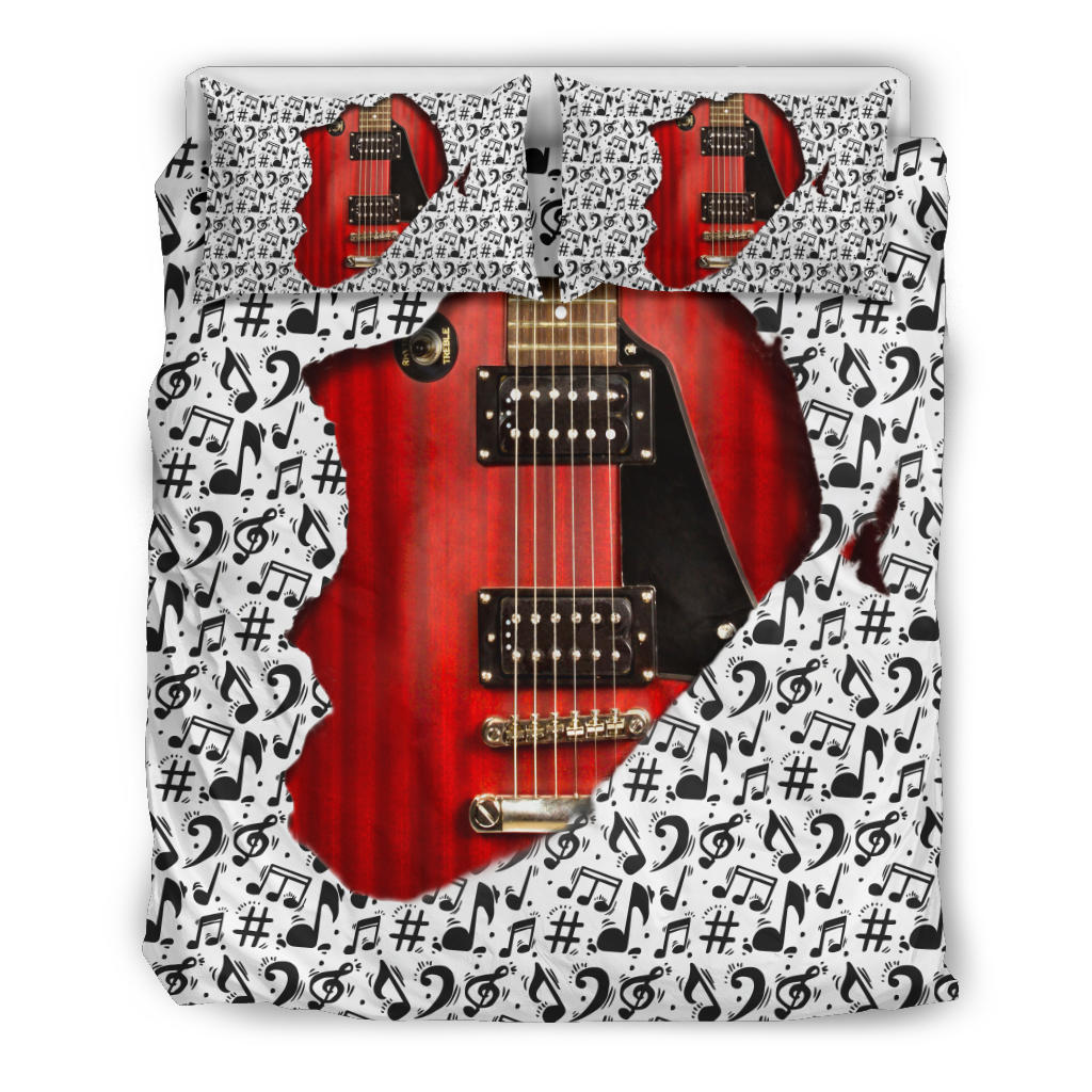 Guitar Inside Bedding Set - Bedding Set / AU Queen - { shop_name }} - Review