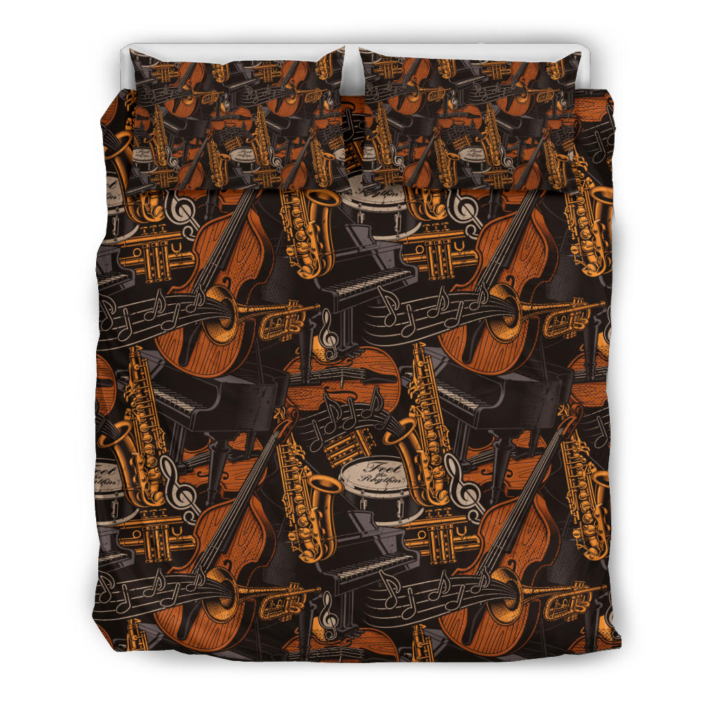 Music Instruments Art Bedding Set