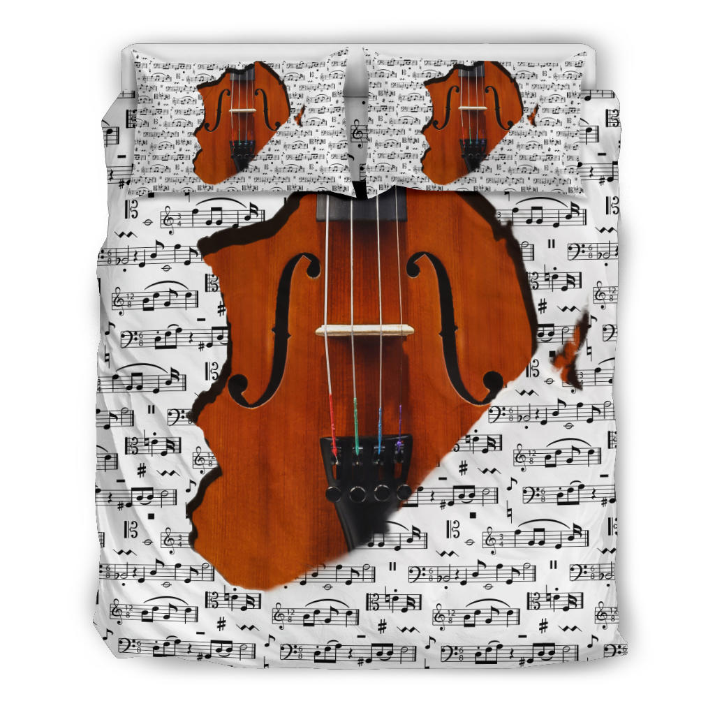Violin Inside Bedding Set