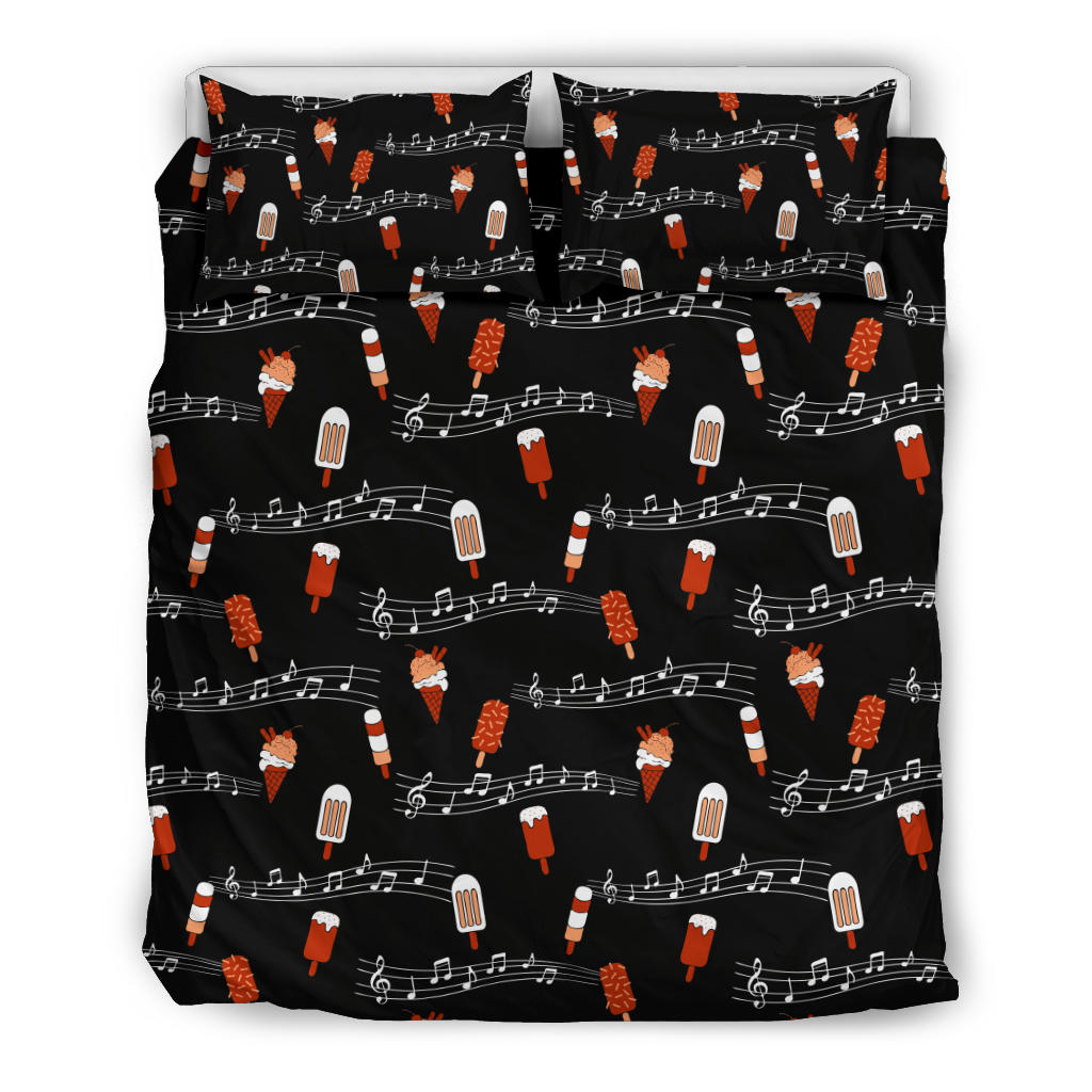 Music Notes Ice Cream Bedding Set