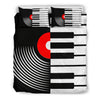 Piano Keys Vinyl Bedding Set