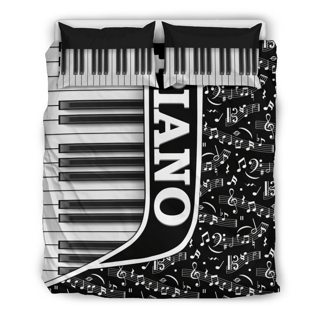 Piano Black Bedding Set