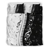 Piano Music Notes Bedding Set