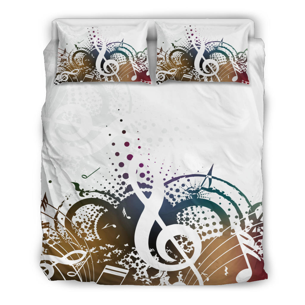 Musical Notes Art Bedding Set