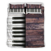 Wood Piano Bedding Set