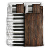 Wooden Piano Bedding Set