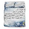 Music Notes Watercolor Bedding Set