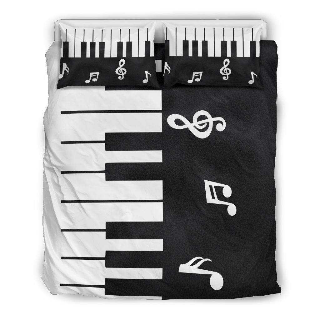 Musical Piano Keys Bedding Set