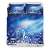 Music Notes Christmas Bedding Set