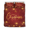 Music Notes Christmas Sparkle Bedding Set