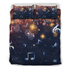 Musical Notes Sparkle Bedding Set