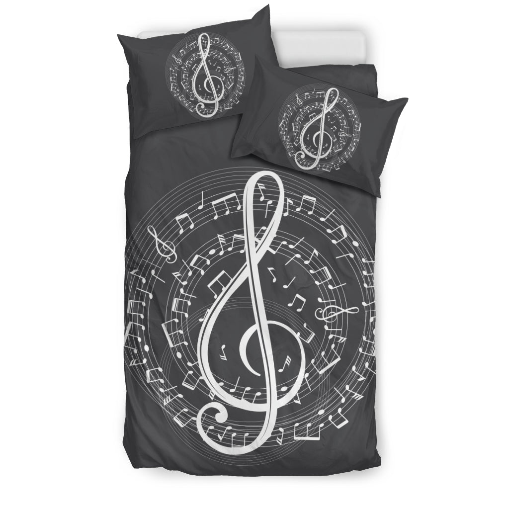 Treble Clef Spiral Score Bedding set