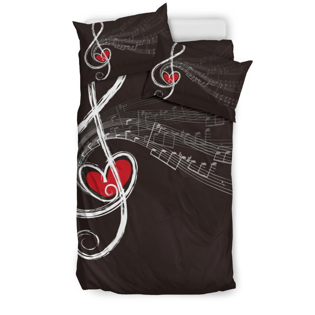 Music Notes Art Bedding Set