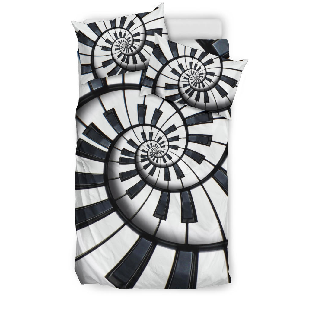 Piano Keys Abstract Bedding Set