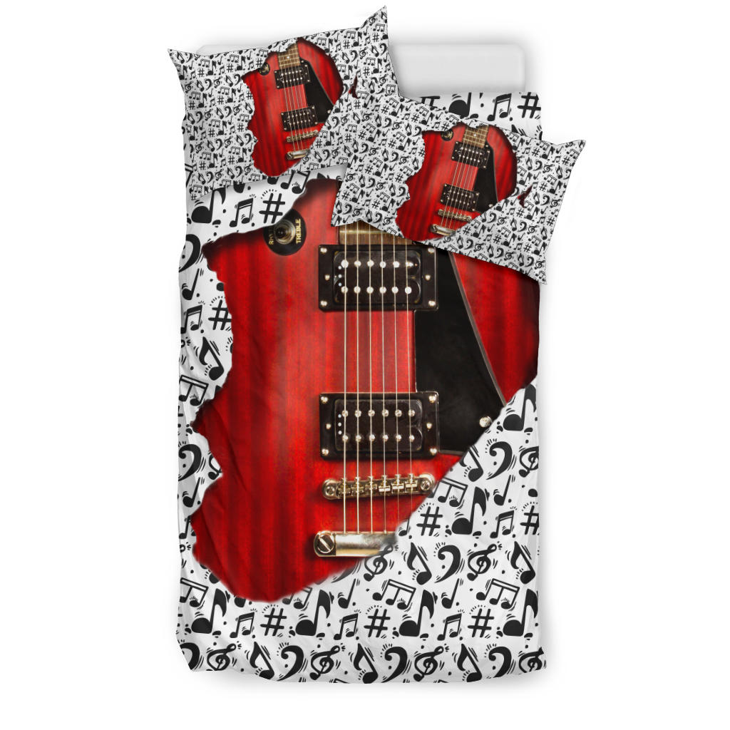 Guitar Inside Bedding Set - Bedding Set / US Twin - { shop_name }} - Review