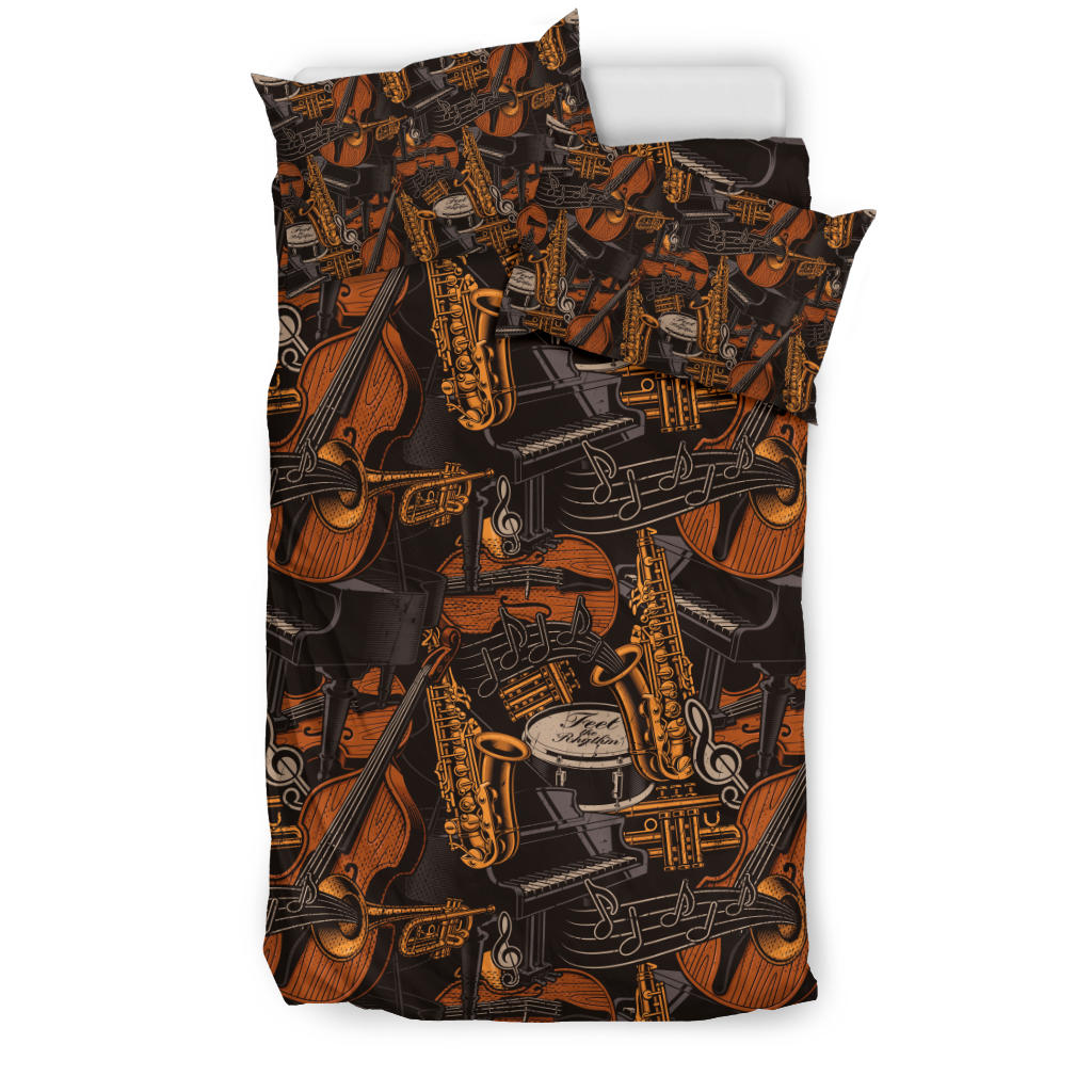Music Instruments Art Bedding Set