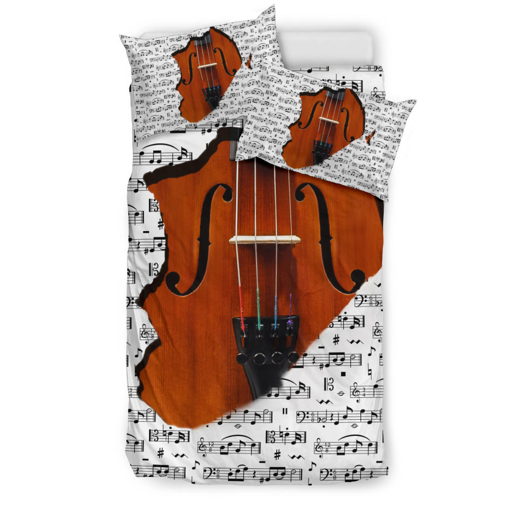 Violin Inside Bedding Set