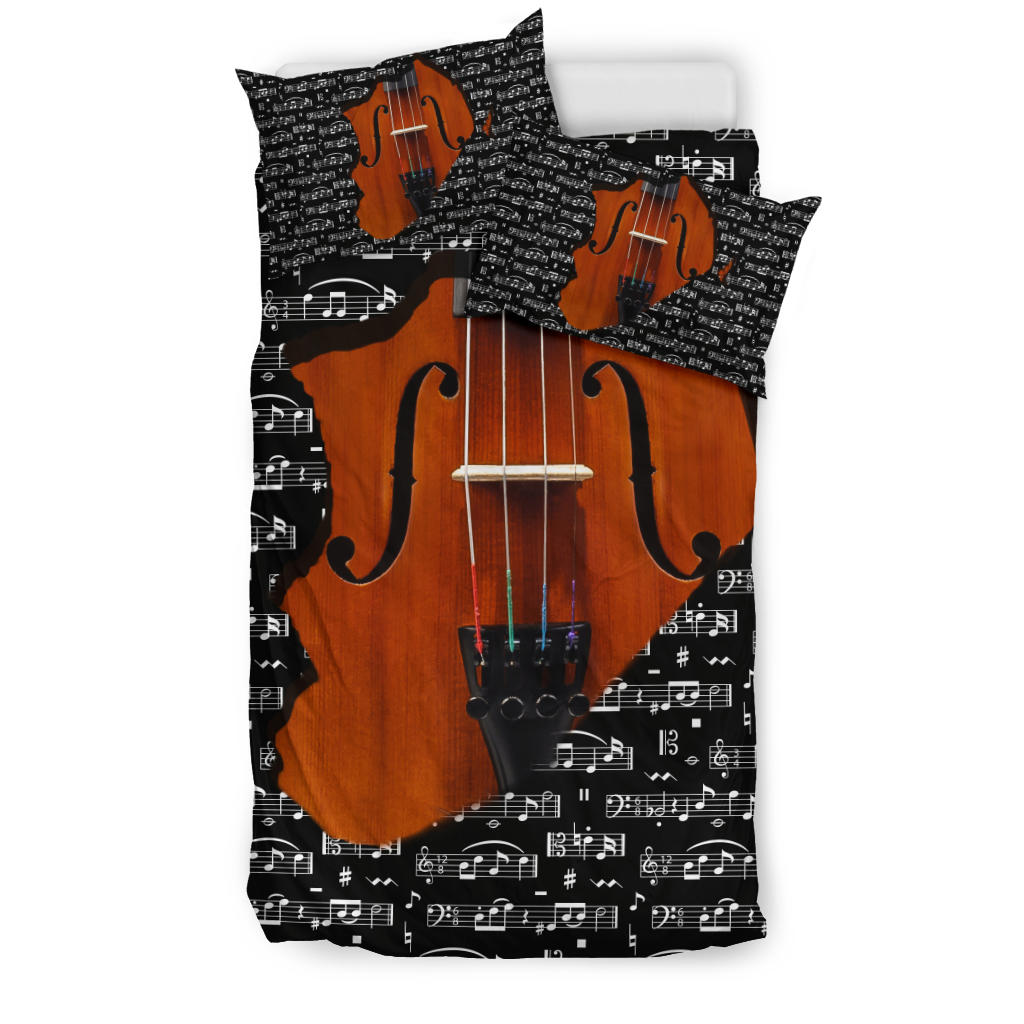 Music Violin Inside Bedding Set