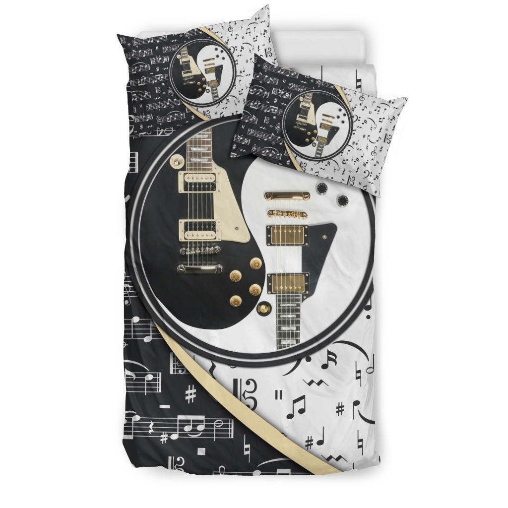 Yin Yang Guitars Bedding Set