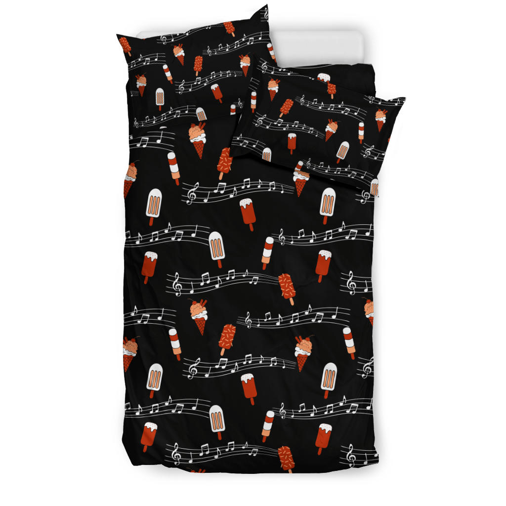 Music Notes Ice Cream Bedding Set