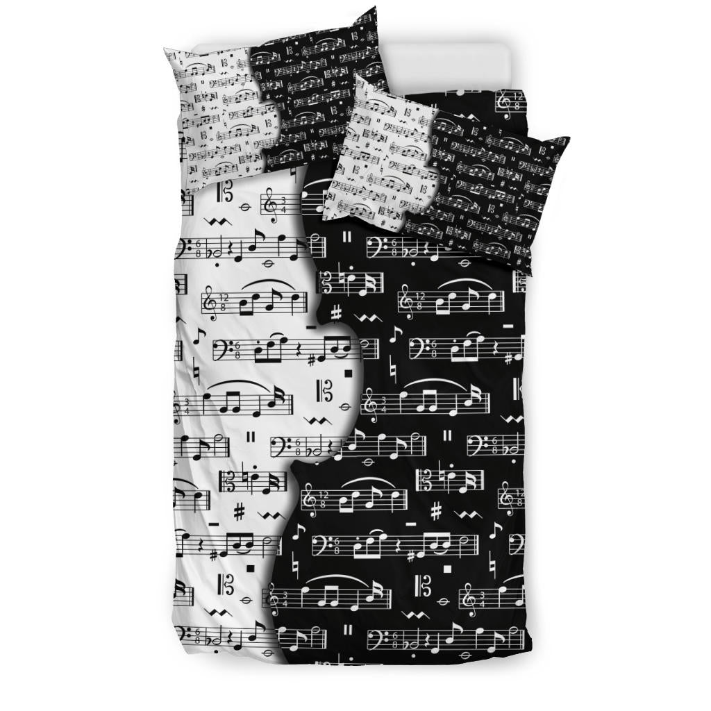 Musical Notes Violin Bedding Set