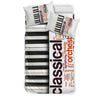 Piano And Music Bedding Set