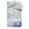 Music Notes Watercolor Bedding Set