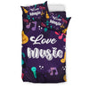 Love Music Bedding Set