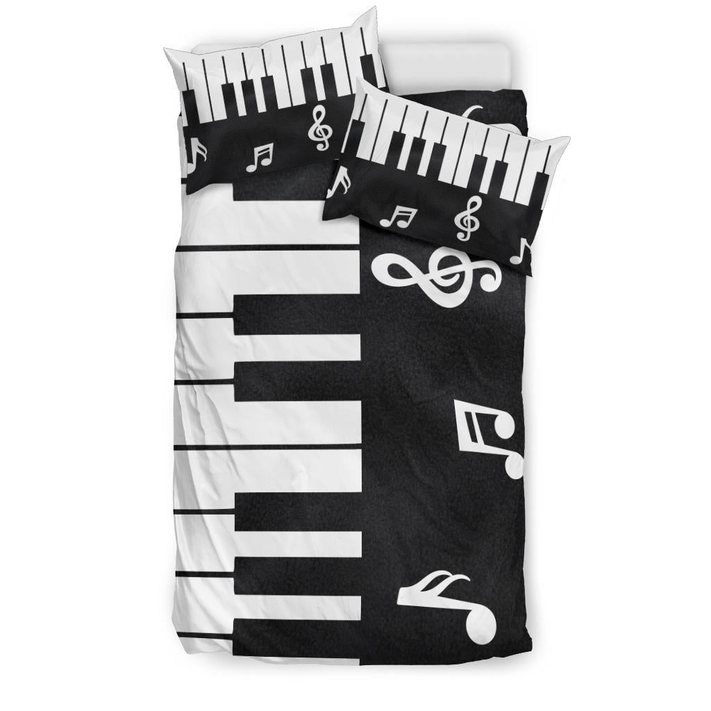 Musical Piano Keys Bedding Set