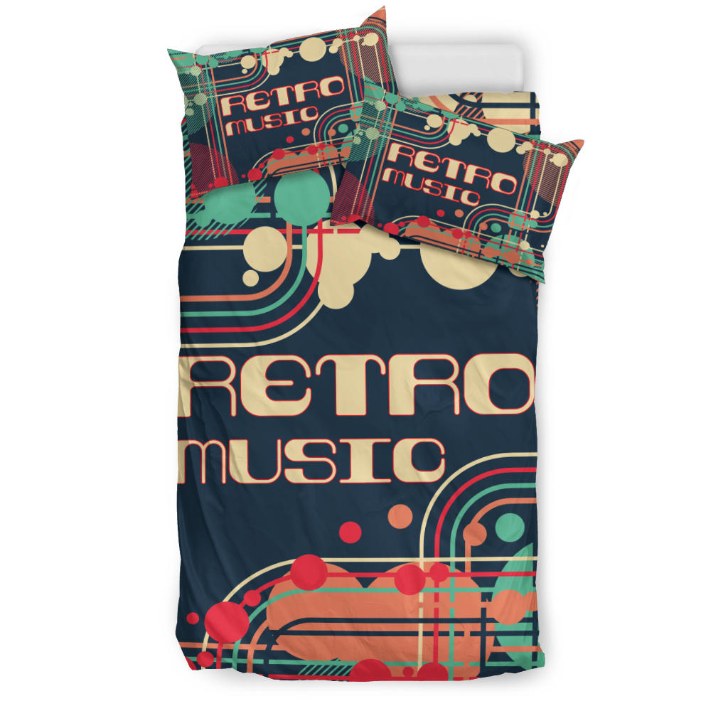 Retro Music Bedding Set