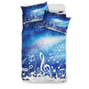 Music Notes Christmas Bedding Set