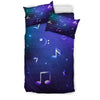 Music Notes Bright Bedding Set