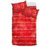 Christmas Sheet Music Bedding Set