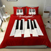 Piano Key And Musical Notes Bedding Set