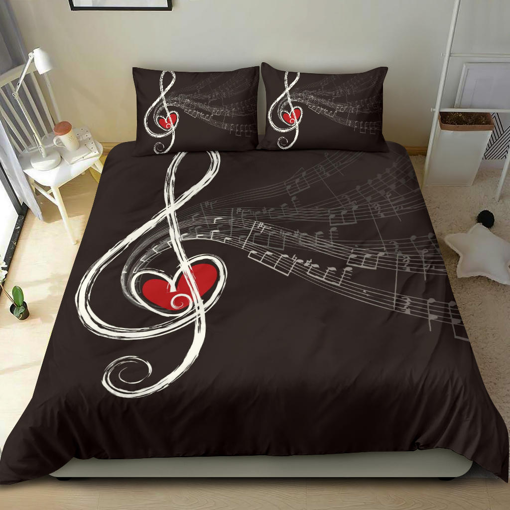 Music Notes Art Bedding Set