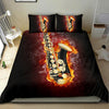 Saxophone Flame Bedding Set