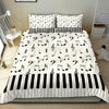 Musical Notes And Piano Art Bedding Set