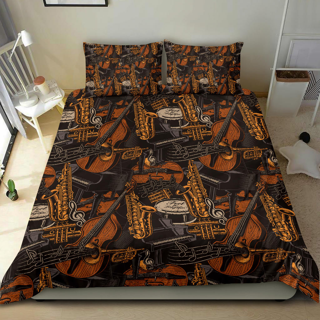 Music Instruments Art Bedding Set