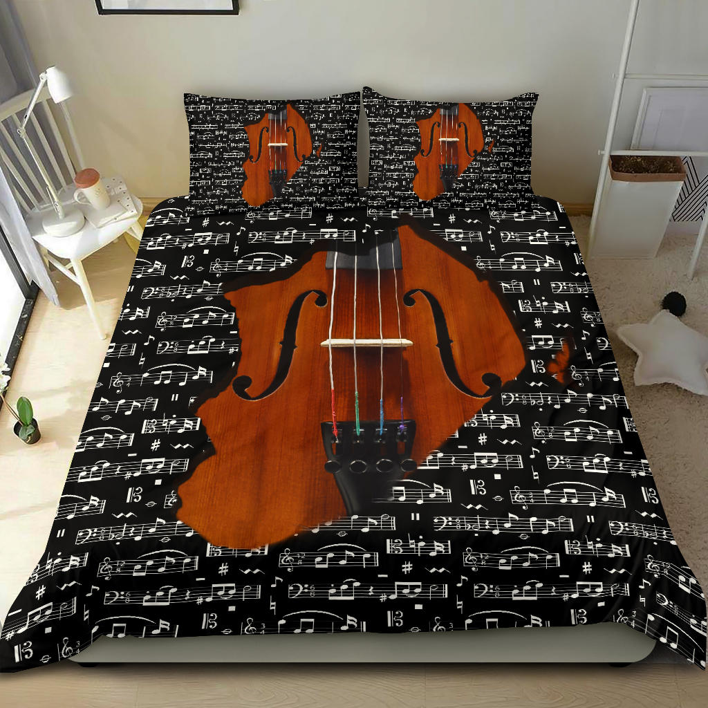 Music Violin Inside Bedding Set